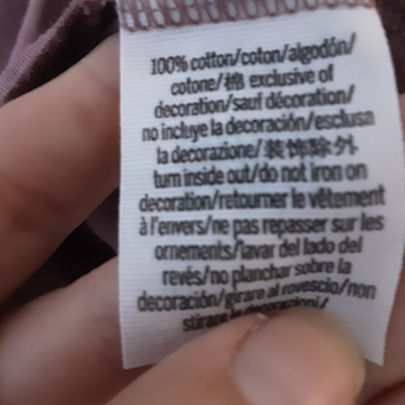 PINK mauve crop top - Picture 5 of 6